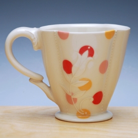 Kristen Kieffer Deluxe Clover Cup Colorful Polka Dots